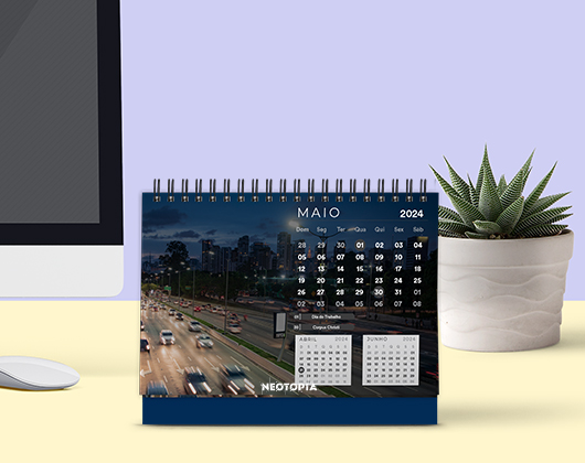 Calendário de Mesa Premium